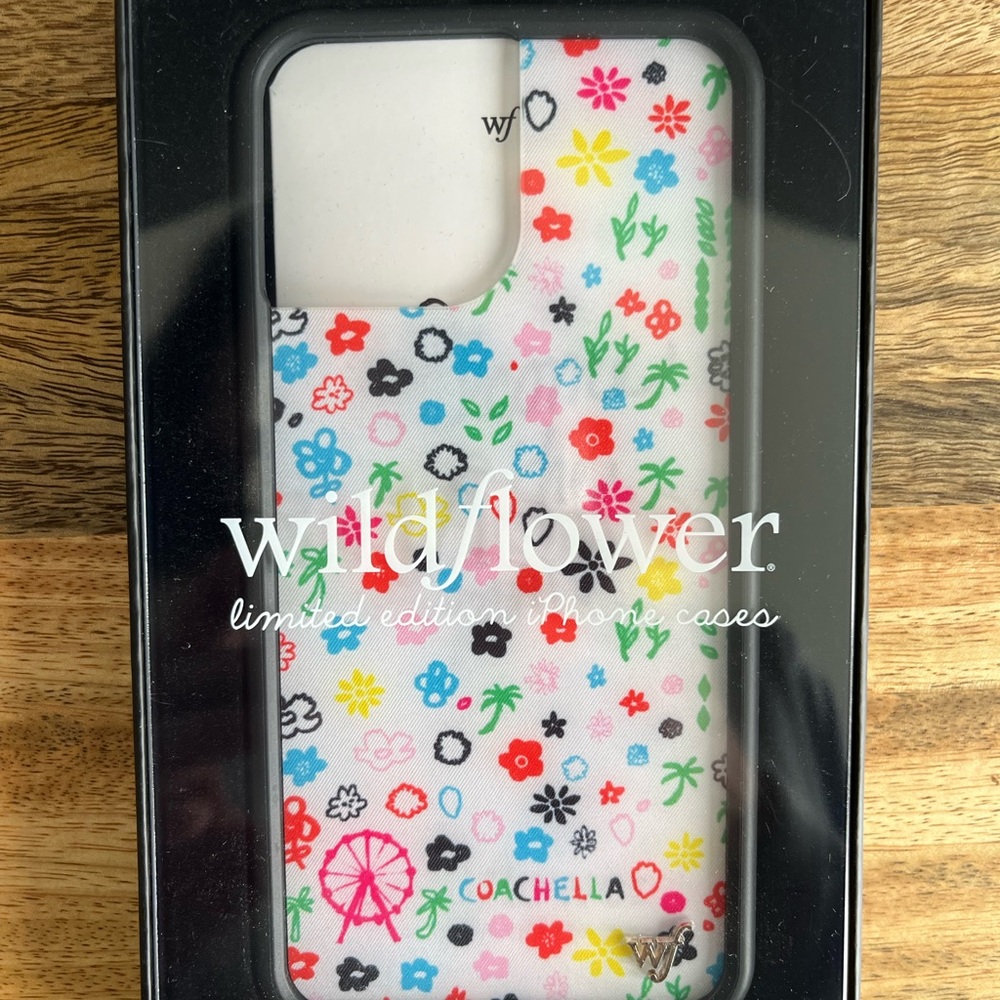 Wildflower limited edition Coachella iPhone case